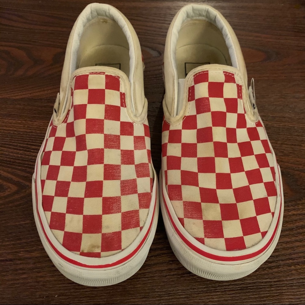 Kids Checkerboard Vans
